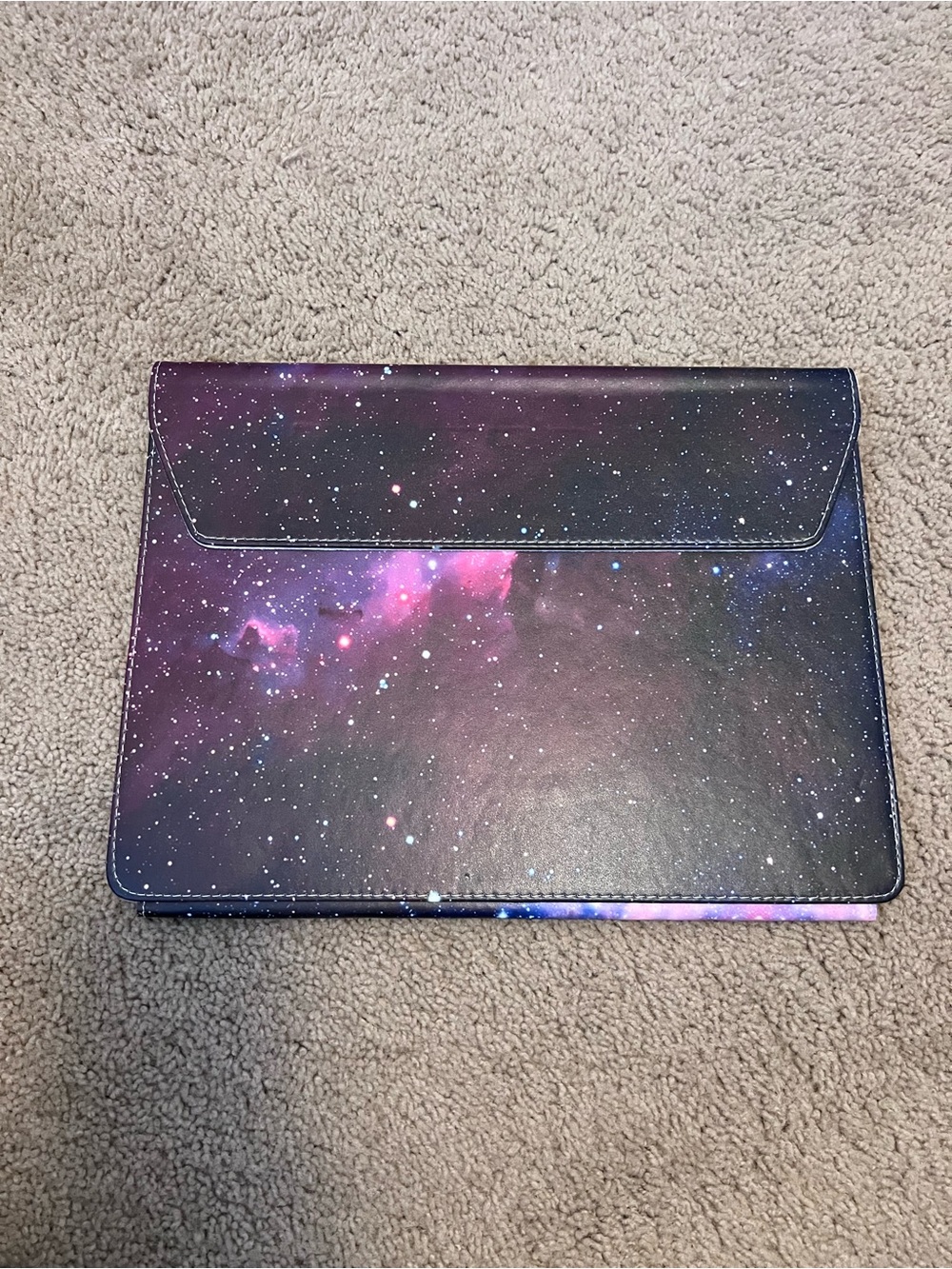 Tablet Folio Case - Purple Galaxy Print
